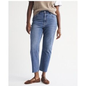 Abercrombie & Fitch The Ankle Straight Ultra High Rise Jeans Women's Size 31/12S
